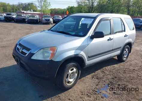 2002 Honda Cr-V Lx из США, поврежденный, VIN SHSRD78482U009828